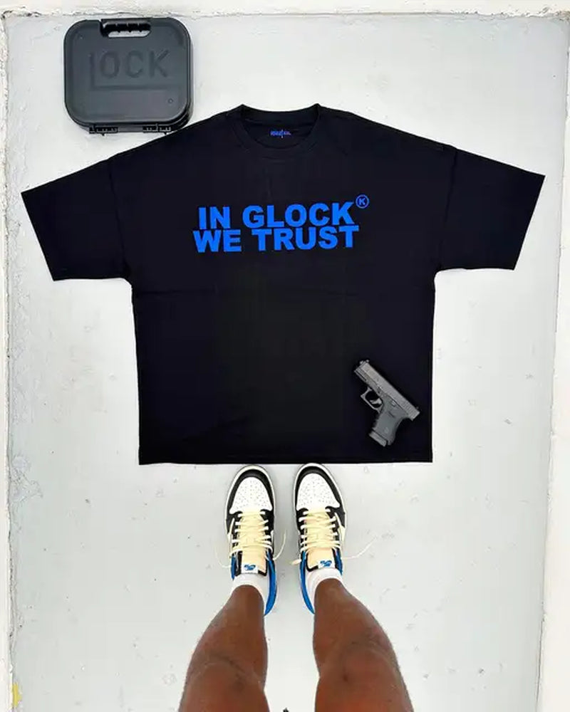 IN GLOCK WE TRUST Oversized Shirt  