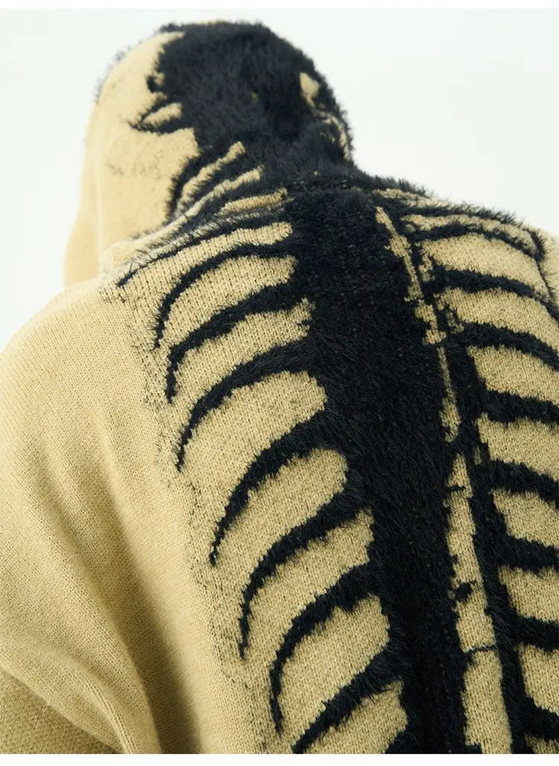  Centipede Pattern Sweater 