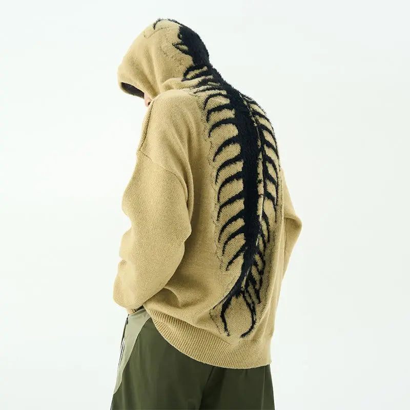  Centipede Pattern Sweater 